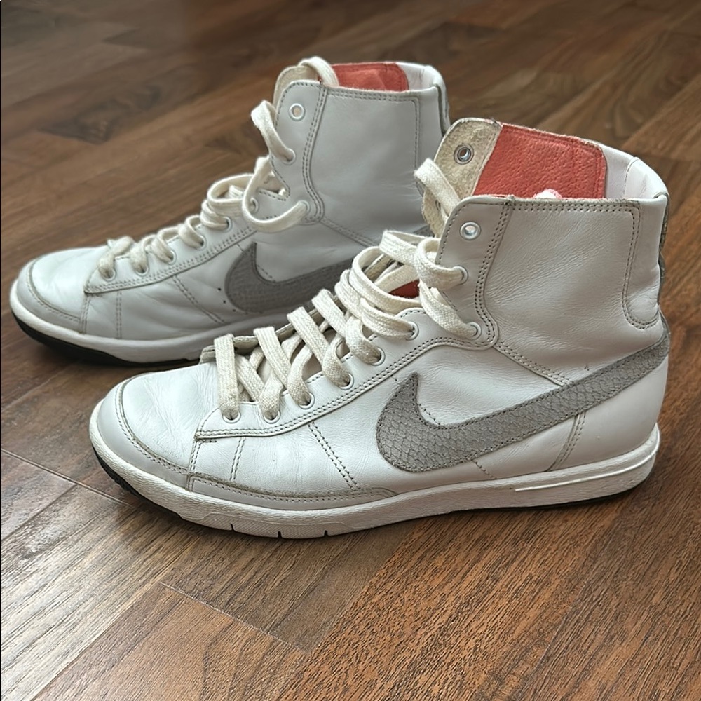 Nike Women’s Blazer Mid White/Grey Snakeskin 313722-107 2008 Size 6